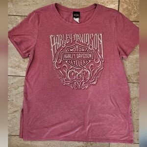 Harley-Davidson Pink Heather Graphic Tee